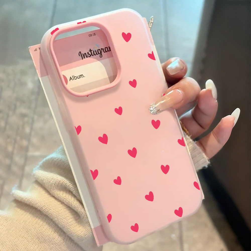 Red Love Heart Pattern Phone C - Xiaomi Redmi Note 14 review and price